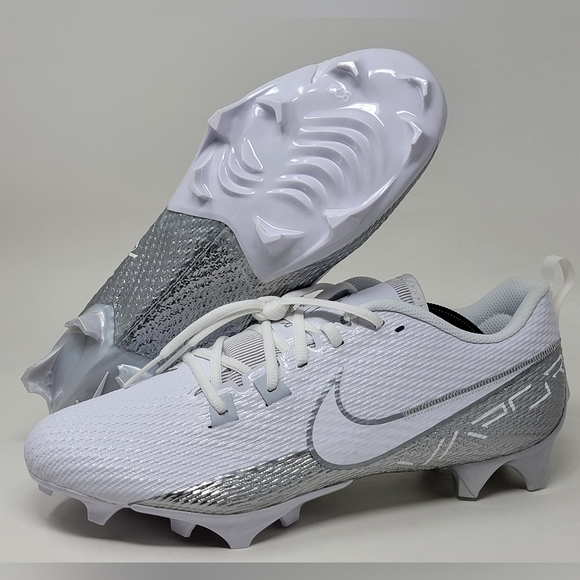 Nike Vapor Edge Speed 360 2 Mens Size 10 Football Cleats Silver DA5455-102 New - Picture 1 of 11